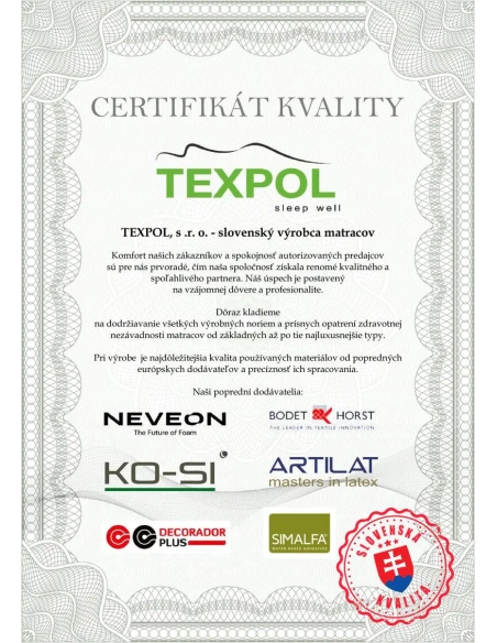 Taštičková matrace | SILSTAR