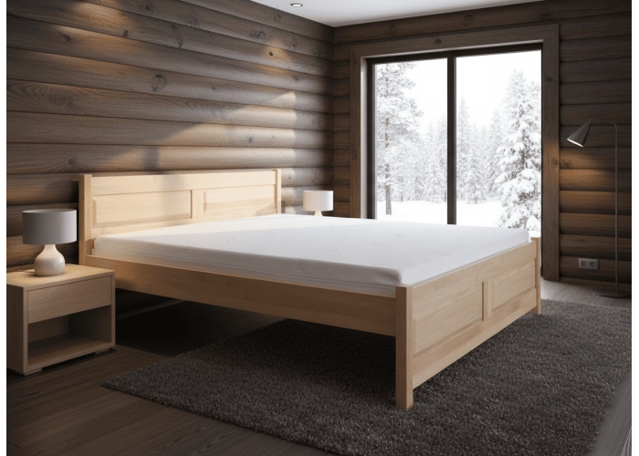 Masivní postel BUK STELA