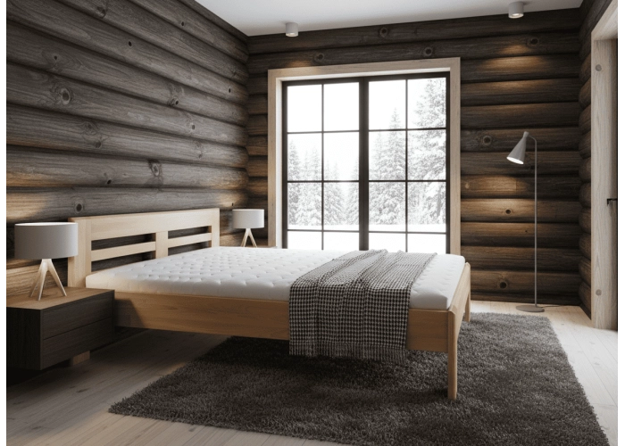 Masivní postel | BUK ARON