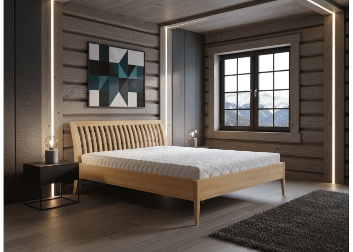 Masivní postel BUK | SAMUEL