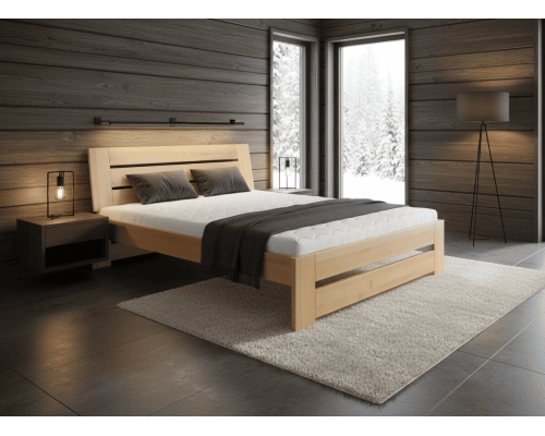 Masivní postel BUK ROMAN