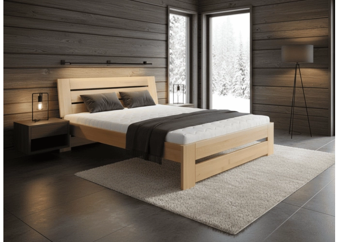Masivní postel BUK ROMAN