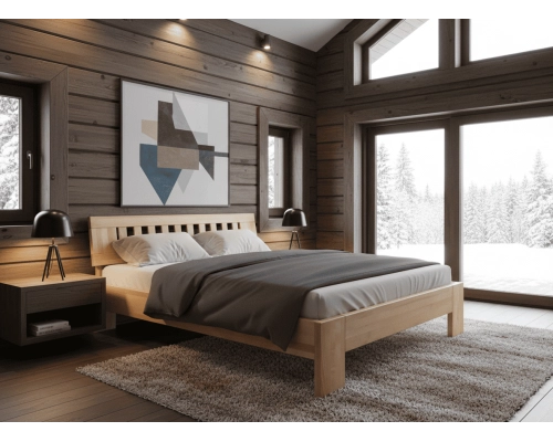 Masivní postel BUK RUBY