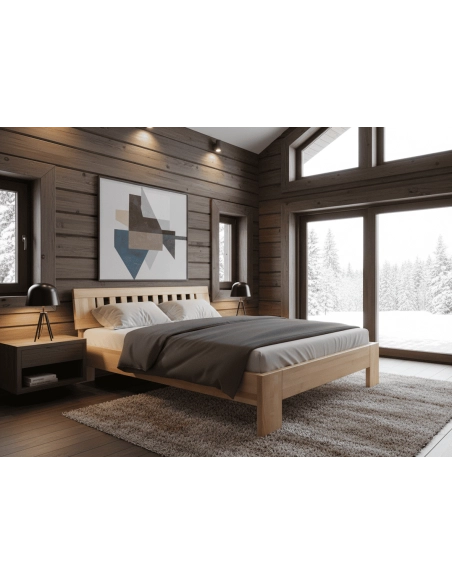 Masivní postel BUK RUBY