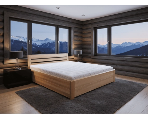 Masivní postel BUK MIRIAM