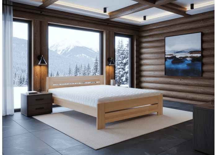 Masivní postel BUK TED