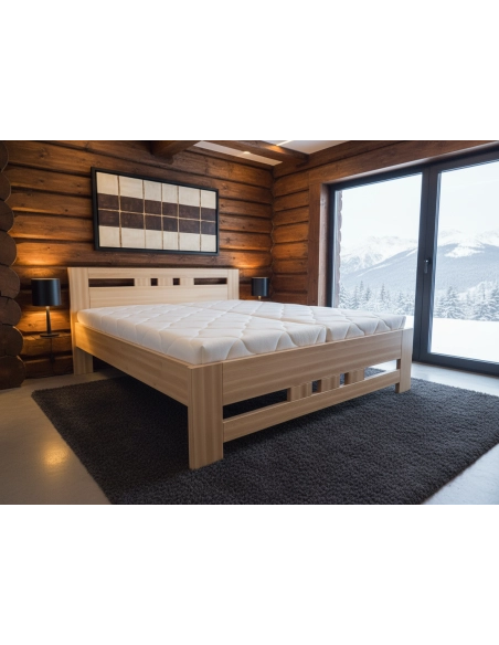 Masivní postel BUK VIKTOR