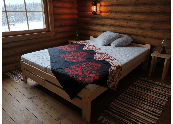 Kvalitní postel z masivu EURO