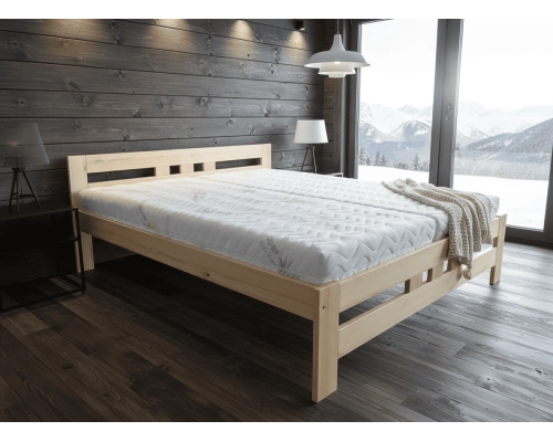 Postel z masivu borovice | MONA