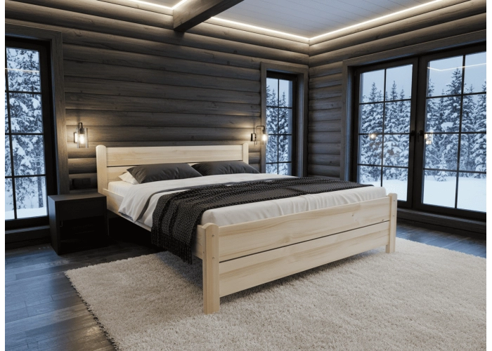 Postel z masivu borovice SUPRA