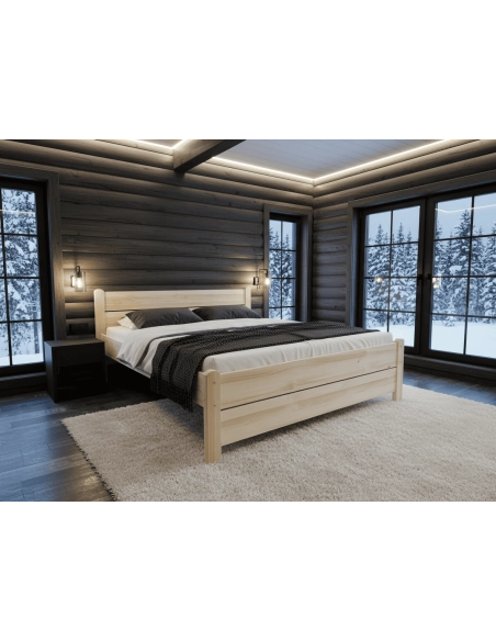 Postel z masivu borovice SUPRA