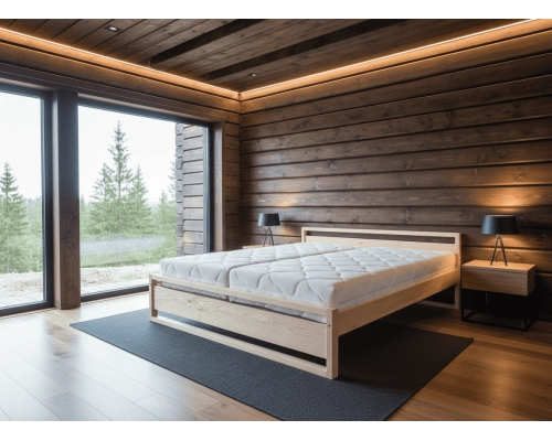 Postel z masivu borovice | RAVENA