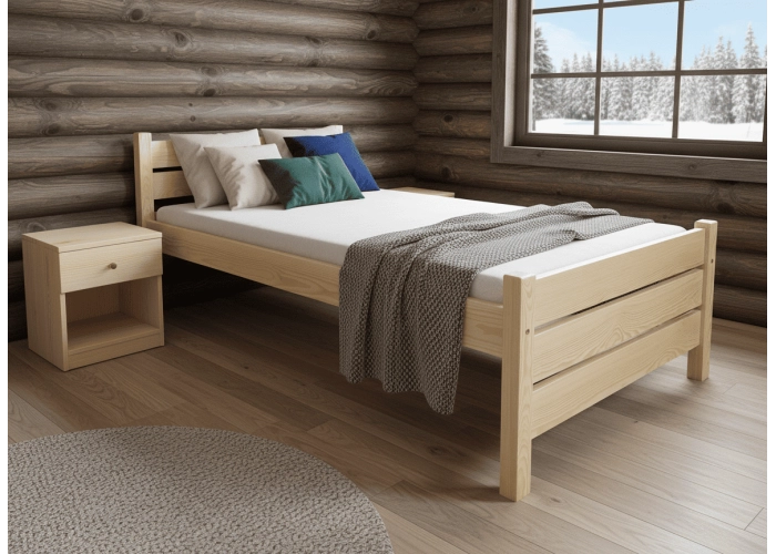 Borovicová postel NUNO