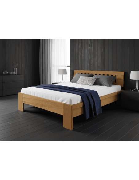 Masivní postel DUB RUBY