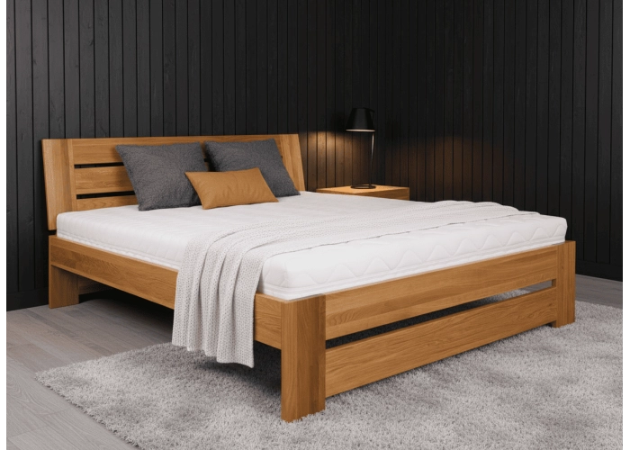 Masivní postel DUB ROMAN