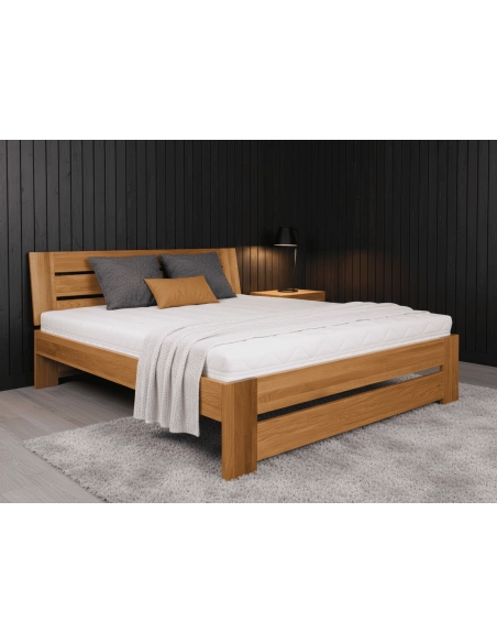 Masivní postel DUB ROMAN