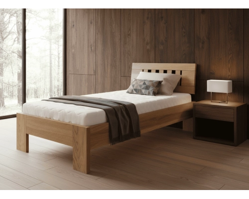 Masivní postel DUB NAOMI