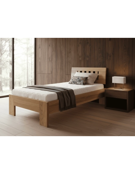 Masivní postel DUB NAOMI