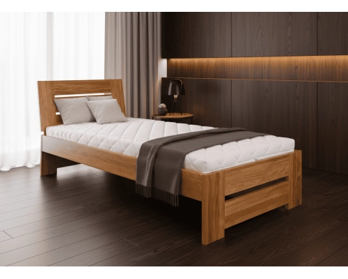 Masivní postel DUB LEO