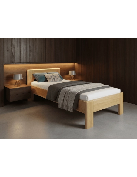 Masivní postel DUB AMANDA