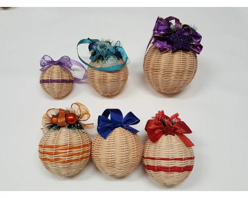 Vánoční koule z pedigu mix barev - velikost XL 2