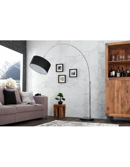 Stojací lampa Big Bow - Černá