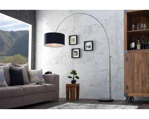 Stojací lampa Big Bow - Černá