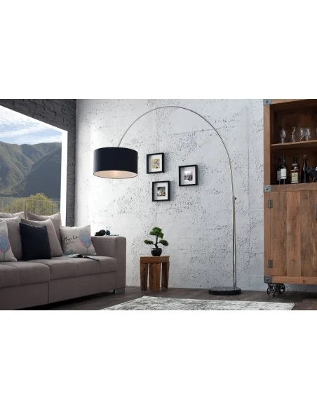 Stojací lampa Big Bow - Černá