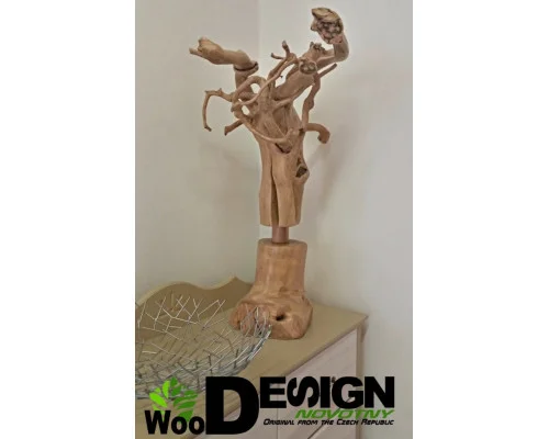 Dekorace Medúza WOOD dřevo Design by Novotny