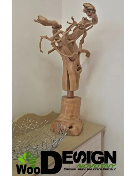 Dekorace Medúza WOOD dřevo Design by Novotny