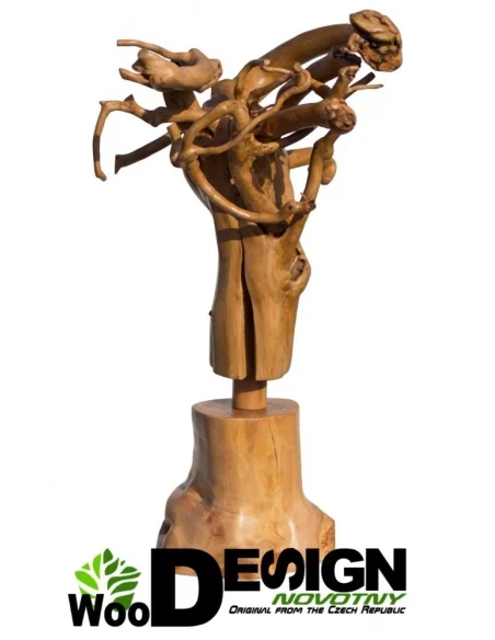 Dekorace Medúza WOOD dřevo Design by Novotny