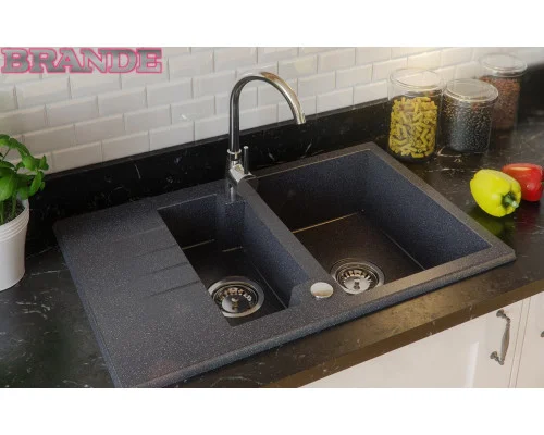 Granitový dřez York grafit