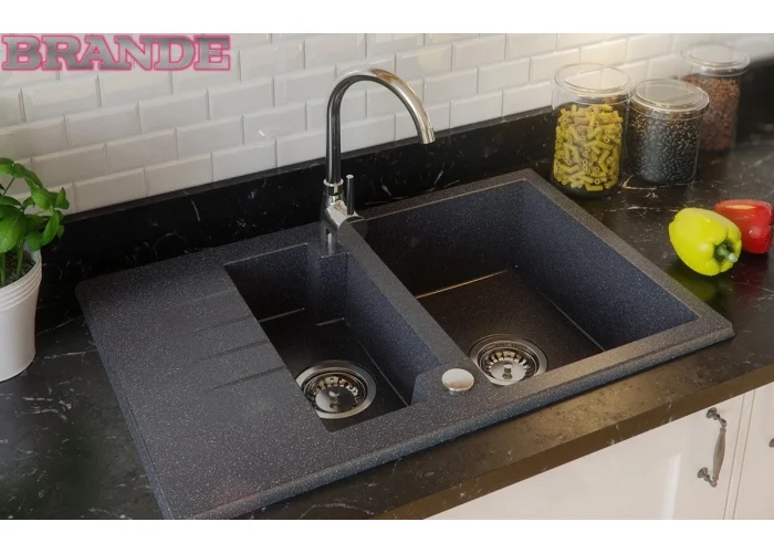 Granitový dřez York grafit