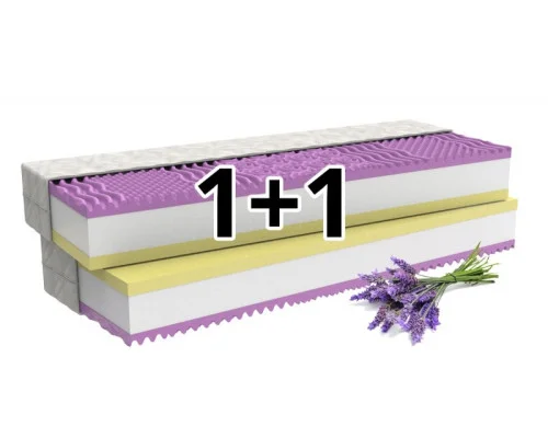 Ortopedická matrace 1+1 LEVANDULE COMFORT
