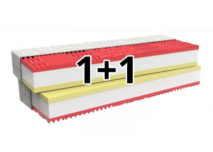 Ortopedická matrace 1+1 MEMORY COMFORT