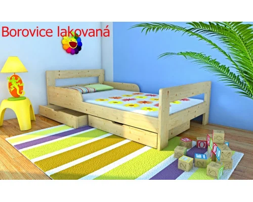 Dětská postel z masivu Kinder Verona s roštem