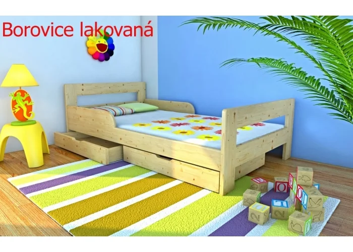 Dětská postel z masivu Kinder Verona s roštem