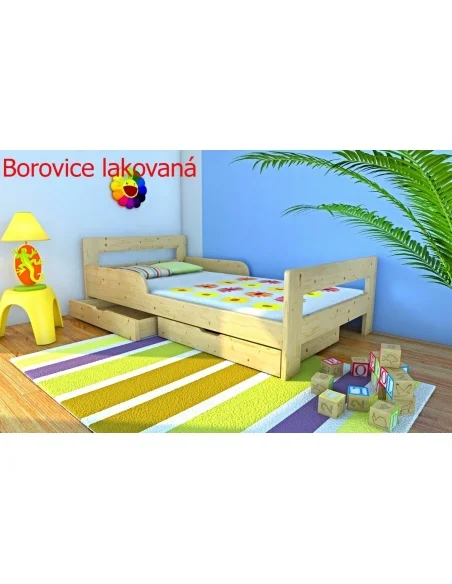 Dětská postel z masivu Kinder Verona s roštem