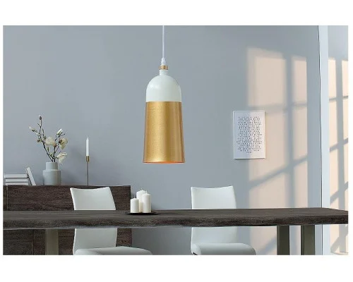 Závěsná lampa Modern Chic I bílé zlato
