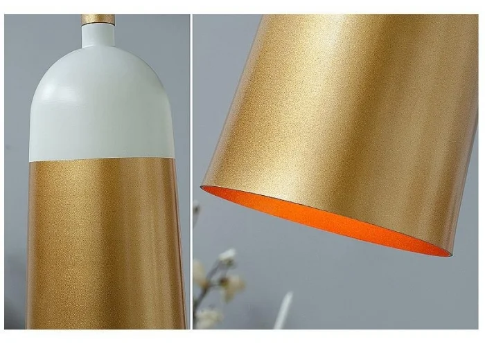 Závěsná lampa Modern Chic I bílé zlato