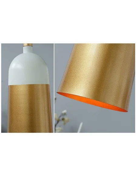 Závěsná lampa Modern Chic I bílé zlato