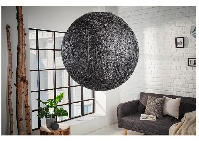 Závěsná lampa Cocooning černá 60cm