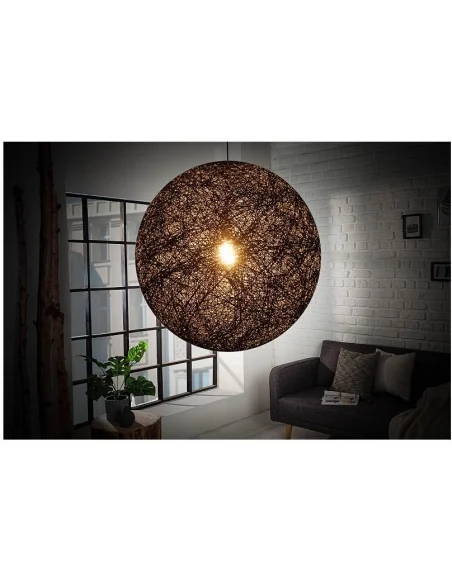 Závěsná lampa Cocooning černá 60cm