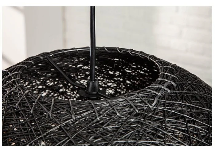 Závěsná lampa Cocooning černá 60cm