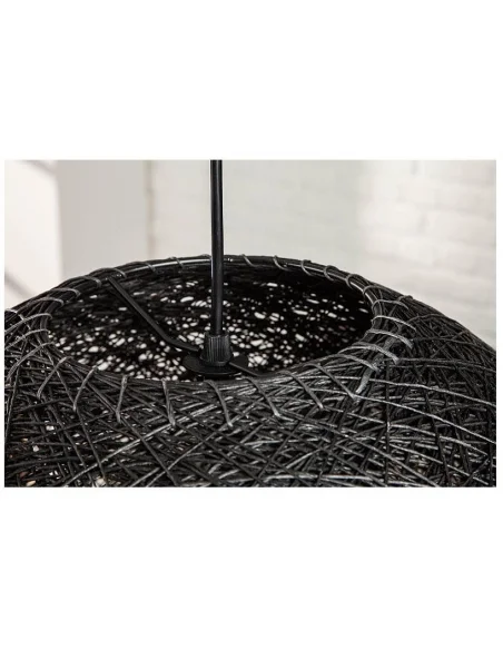 Závěsná lampa Cocooning černá 60cm