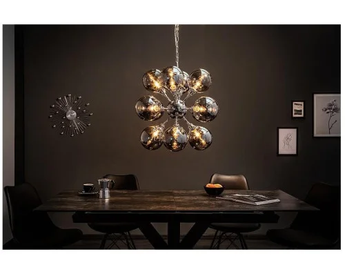 Závěsná lampa Galaxy stříbrná 72cm