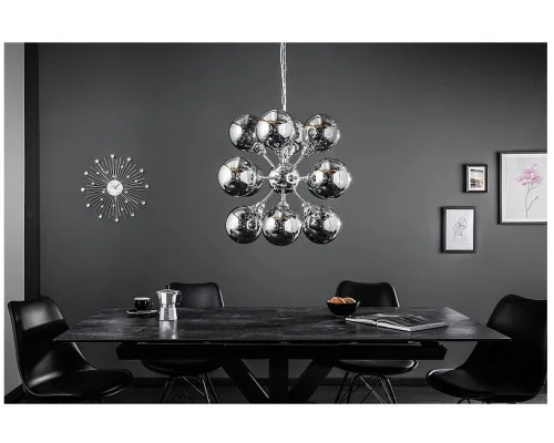 Závěsná lampa Galaxy stříbrná 72cm 2