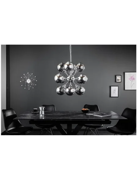 Závěsná lampa Galaxy stříbrná 72cm