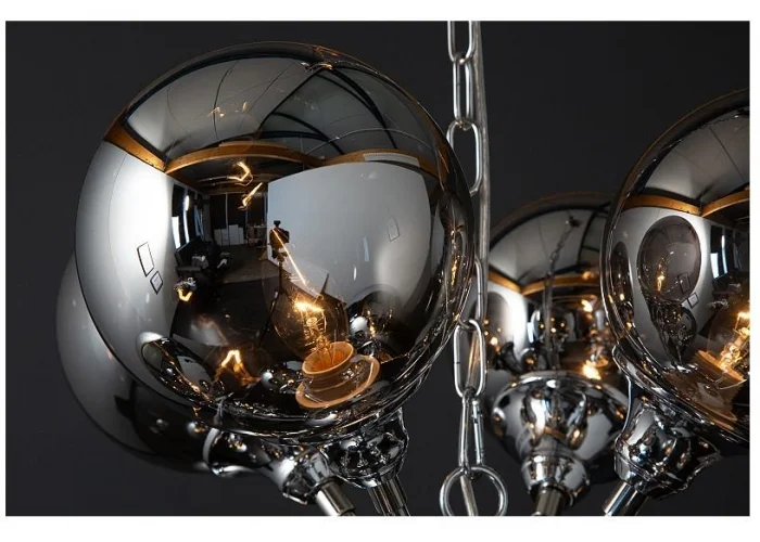 Závěsná lampa Galaxy stříbrná 72cm