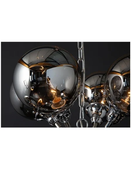 Závěsná lampa Galaxy stříbrná 72cm